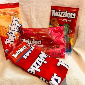 Nostalgic Twizzlers Candy and Socks Bundle